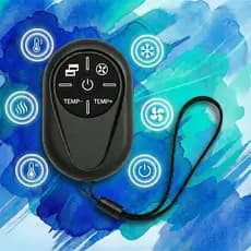 Mini Controle Remoto Universal Ar Condicionado Lelong Compatível Todas Marcas Pareamento Automático