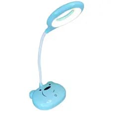 Luminária Led De Mesa Recarregável Sem Fio Touch Articulada De Metal Escritório Infantil De Bichinho 3 Tons De Luz