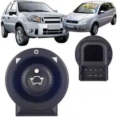 Botão Interruptor Regulagem Retrovisor Ecosport 2003 a 2012, Fiesta 1996 a 2014, Courier 1997 a 2013