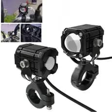 Par Farol De Milha Moto Super Led – Alta/Baixa E Dupla Cor (2 unidades)