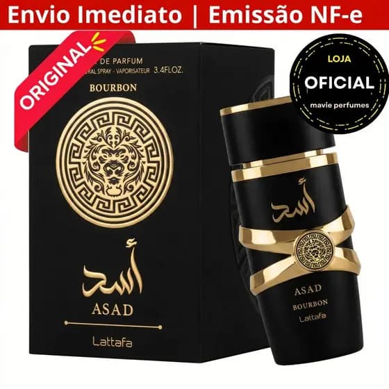 Perfume Árabe Asad Lattafa Masculino 100ml EDP Original Com Selo