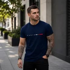 Camisetas Paris Premium 100% Algodão, Camisa Masculina / Adulto, Estilo Casual - Moderna