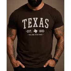 Camisetas Masculinas, Camisa Adulto, Camisetas Country, Camiseta Texas.