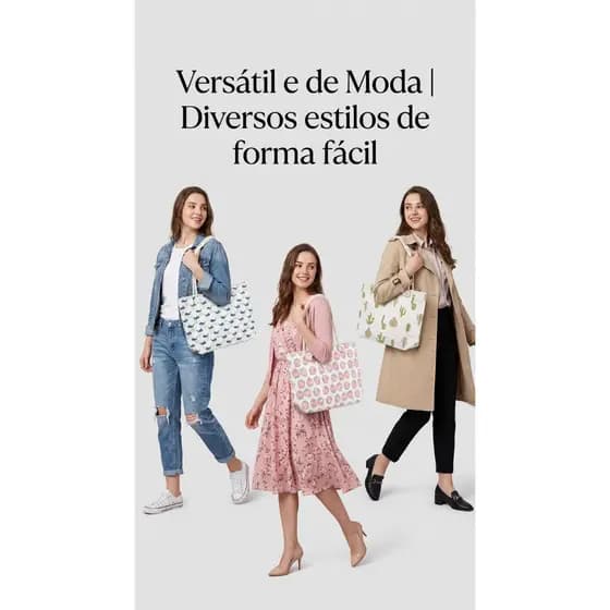 Bolsa Feminina Casual Leve Uso Diário Tiracolo Transversal Alça Grande Praia Verão