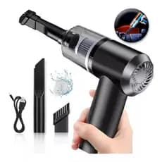 Mini Aspirador de Pó Soprador Portátil Sem Fio Sucção 3 em 1 USB Recarregável Bivolt 120w