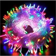 100 Leds 10M 127V Pisca Pisca Luz De Natal Forte Iluminação Fio Transparente