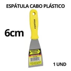 Espátula 6cm Fertak Tools Cabo Plástico