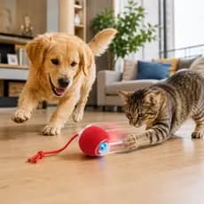 Bolinha Pet Inteligente Automática USB Interativa Brinquedo Para Cachorro e Gato Anti Estresse