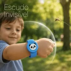 Kit 3 Pulseiras Repelente Infantil Led Anti Mosquito Pernilongo