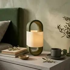 Luminária Cravo Mesa Cabeceira 110V/220V abajur quarto sala escritório Decoração Minimalista Escultura Contemporâneo