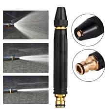Kit 3 Em 1 Bico Alta Pressão Para Mangueira + Conector Top