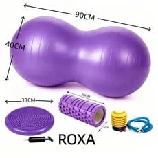 Almofada Disco Equilíbrio 33cm Inflável 200kg Exercícios Fitness