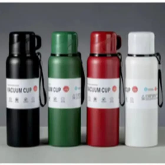 Garrafa Térmica 600ml em Aço Inoxidavel Modelo vacum Cup Térmica Garrafa Grande