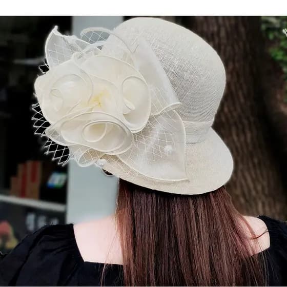Chapéu feminino verão estilo japonês chapéu de sol linho flor balde chapéu dobrável pote chapéu protetor solar chapéu de