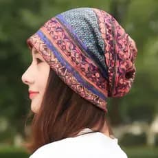 Chapéu feminino verão estilo fino Baotou boné moda respirável pulôver boné quimioterapia primavera outono à prova de ven