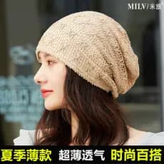 Baotou boné feminino primavera verão estilo fino oco renda respirável pulôver boné de algodão quimioterapia boné turbant