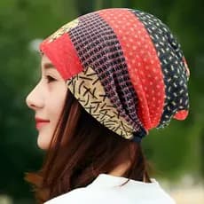 Chapéu feminino verão Baotou boné Casual estilo fino respirável cabeça careca quimioterapia boné primavera outono Nightc