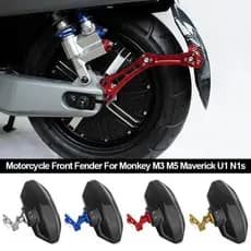 Extensão de Para-lama Traseiro Universal para Motocicleta Fender UQUEEN em Liga de Alumínio CNC, Aplicável aos Macaco M3