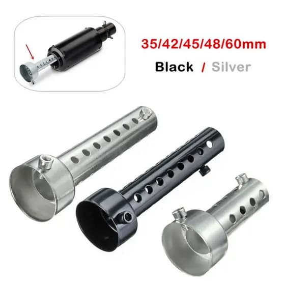 Silenciador de Motocicleta Ajustável e Removível de 35mm/42mm/45mm/48mm/60mm RIFH