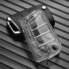 Capa de chave de carro em TPU macio, adequada para Volkswagen Golf 7 MK7, Tiguan MK2, Seat Ateca, Leon FR 2, Ibiza, Skod