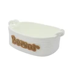 Ins estilo cesta de armazenamento sala estar bonito algodão corda cesta de armazenamento brinquedo das crianças livro ce