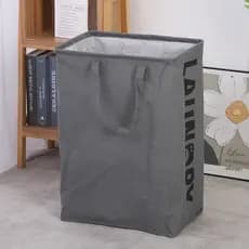 Cesta de armazenamento de tecido cesta de roupas sujas saco de armazenamento dobrável bloqueio de água cesta de lavander