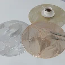 Tapete de mesa de Pvc Toalha de mesa impermeável descartável à prova de óleo com sensação de alta qualidade Tapete de me