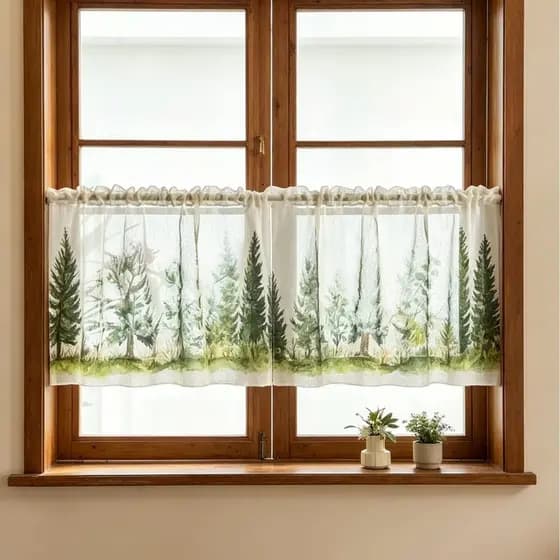 Cortina pequena meia cortina de renda meia Blackout divisória cortina de escritório entrada cozinha banheiro decoração c
