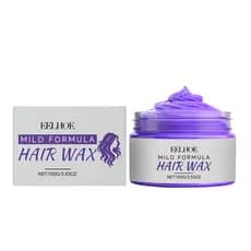 EELHOE Roxo Creme de Cabelo Instantâneo Uniforme Não Oleoso Fosco Estilo Festa Lavável Creme de Cabelo Unissex