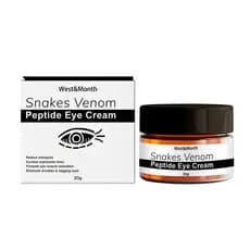 West & Month Snake Venom Peptide Eye Cream Suave Nutrir a Pele Desbotamento Linhas Finas Creme Hidratante para os Olhos