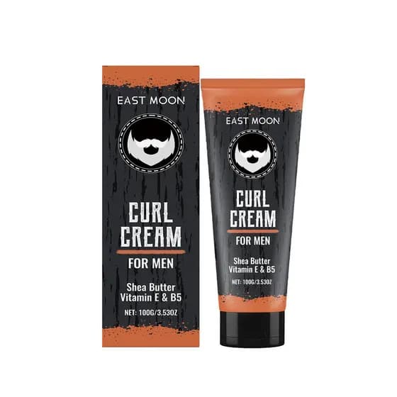East Moon Creme de ondulação masculino portátil refrescante Natural fofo cabelo Universal respirável leve creme de estil