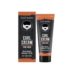 East Moon Creme de ondulação masculino portátil refrescante Natural fofo cabelo Universal respirável leve creme de estil