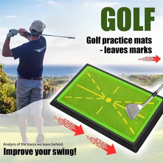 【Uso Diário】Alfombra de Práctica de Golf/Tapete de Golfe/Tapete de Treinamento