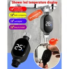 [Controle de Temperatura] Fácil Instalação/Display de Temperatura/Chuveiro Moderno/LED/À Prova d'Água