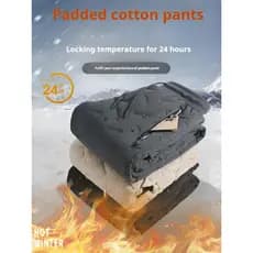 【Calor Garantido】[Estilo e Calor] Calça de lã de cordeiro quente e grossa/Calça Quente/Calça de Inverno/Moda Masculina/C