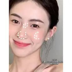 Coreia coreia água luminosa efeito de maquiagem da pele ferramenta útil Premium Pseudo-face iluminador Blush contorno va