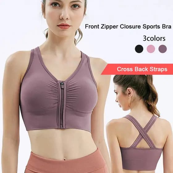 [Design Confortável] Sutiã Esportivo Feminino/Antichoque/Corrida/Ginástica/Yoga/Bra Feminino