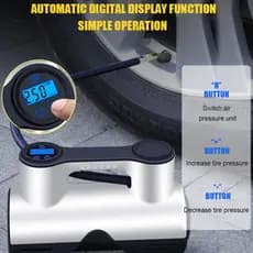 【Compacto e Portátil】[Portable Design] 12V High Power Portable Electric Air Pump For Car Tires/Inflador de Pneus para Ca