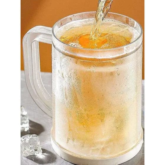Verão dupla camada de refrigeração gelado grande capacidade intercalar líquido geladeira doméstico Freezer copo frio Dr