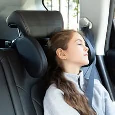 Travesseiro de pescoço para encosto de cabeça de carro, ferramenta útil para dormir, travesseiro lateral do assento tras
