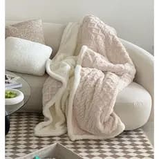 W inverno Tart pele velo cobertor cordeiro velo pequeno cobertor escritório Nap cobertor cama ar condicionado cobertor c