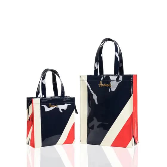 Azul vermelho arroz PVC bolsa de ombro ambientalmente amigável grande capacidade à prova dwaterproof água almoço saco es