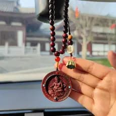 Original novo deus da riqueza pingente de carro High-End sândalo Interior pingente espelho retrovisor pingente decoração