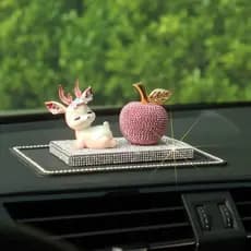 Novo desejo novo estilo todo o caminho seguro decorações de carro ornamentos Apple influenciador Interior feminino Conso