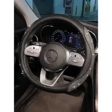 Novo estilo de moda diamante-cravejado capa de volante de carro high-End feminino quatro estações Universal Strobe diama