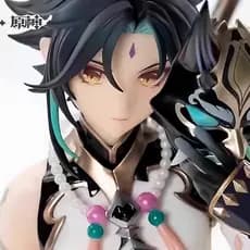 Yuanshen série mercadoria Ganyu noz Wanye Zhongli Keli presente de aniversário decoração de mesa figura brinquedo mascul