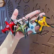 Telefone móvel Mini pingente criativo dos desenhos animados pequeno Drone série chaveiro pequeno presente pingente saco