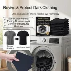 Roupas Pretas Restaurar Cor Preto Intenso Lavagem Doméstica