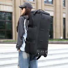 Bolsa de remessa de grande capacidade 158 bolsa de remessa de companhia aérea internacional ultraleve dobrável com rodas