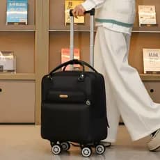 Saco de carrinho saco de viagem 2025 novo estilo saco de bagagem com rodas luz de curta distância Ultra leve 60cm caso d